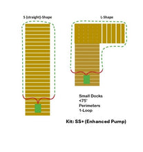 Load image into Gallery viewer, SS+ Kit for Small/Standard Straight or L-Shaped Docks <75' with Enhanced Pump